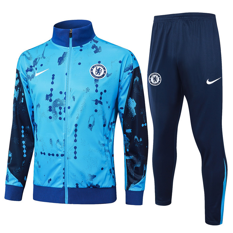 2024-2025 Chelsea Ink Jet Laker Blue Thailand Soccer Jacket Unifrom-815