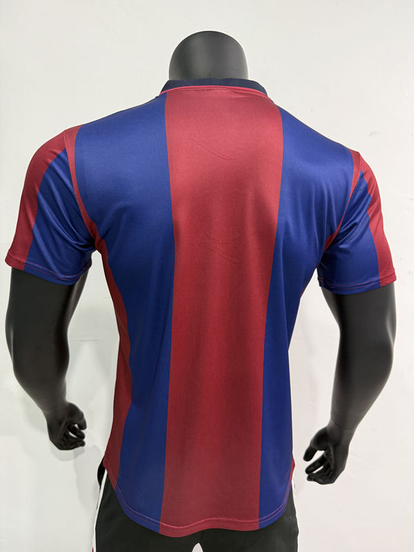 Player Retro Version 1998-1999 Barcelona Home Blue&Red Thailand Soccer Jersey AAA-0871
