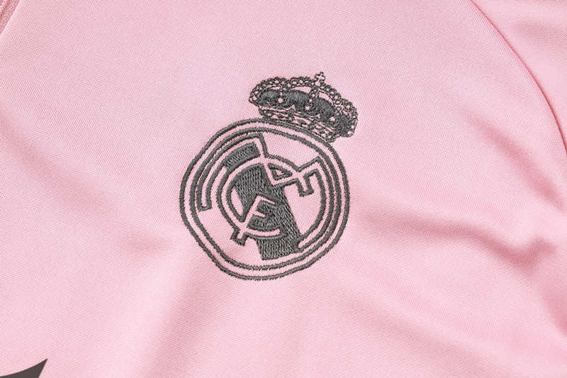 2024-2025 Real Madrid Pink Thailand Soccer Tracksuit-815