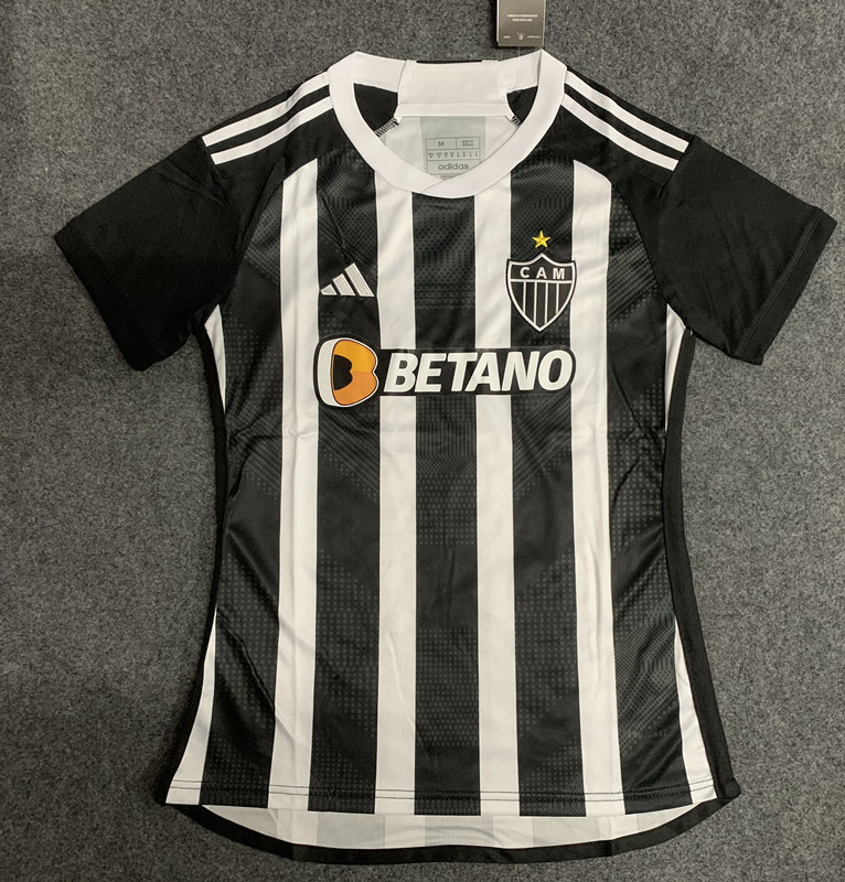 2024-2025 Atlético Mineiro Home Black&White Women Thailand Soccer Jersey AAA-GB