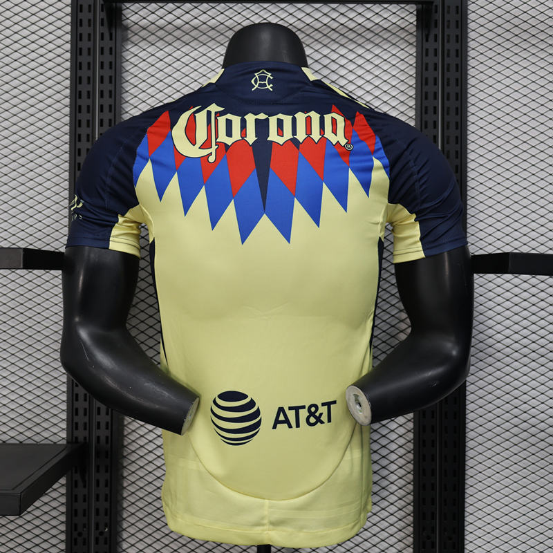Player Version 2025-2026 Club America Yellow Thailand Soccer Jersey AAA-888