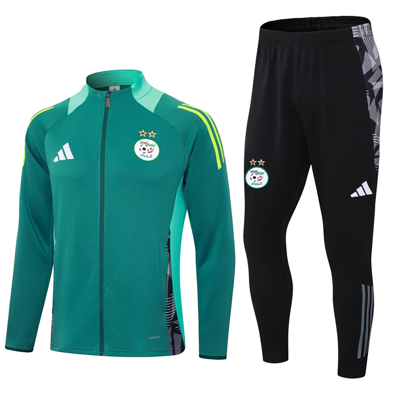 2024-2025 Algeria Green Thailand Soccer Jacket Uniform-411