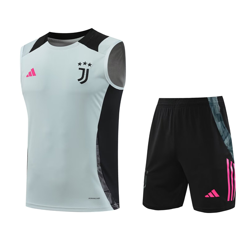 2024-2025 Juventus Light Gray Thailand Soccer Vest Uniform-418