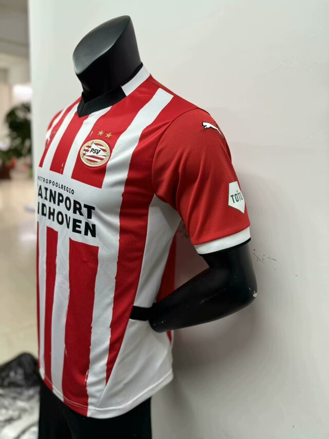 2024-2025 PSV Eindhoven Home Red&White Thailand Soccer Jersey AAA-6032