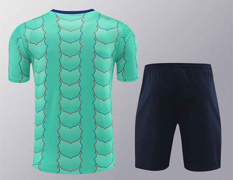 2024-25 Barcelona Light Green Thailand Soccer Uniform-418
