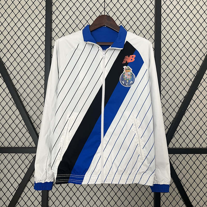 2024-2025 Porto Blue&White Thailand Double-Sided Wear Thailand Trench Coats-0255