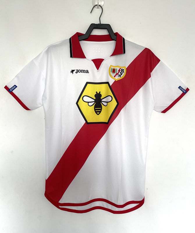 Retro Version 01-02 Rayo Vallecano Home White Thailand Soccer Jesrey AAA-811