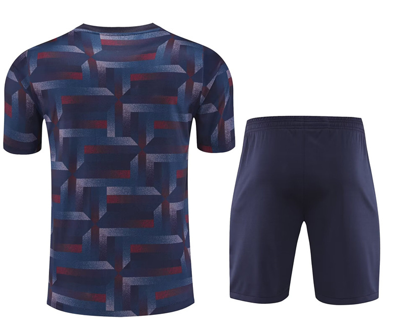 2024-2025 England Blue&Purple Thailand Soccer Uniform-418