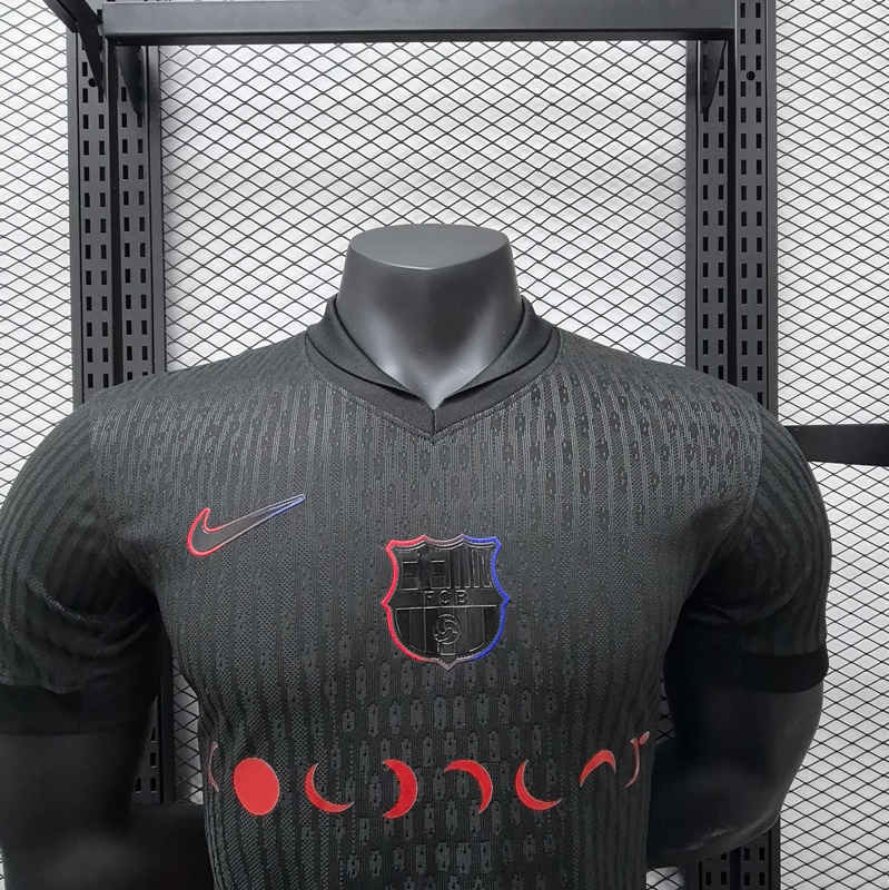 Player Version 2024-2025 Special Version Barcelona Away Black Thailand Soccer Jersey AAA-888