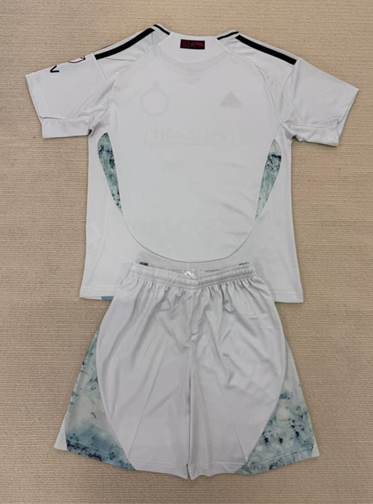 2025-2026 Colorado Rapids Away Gray Kids/Youth Soccer Unifrom-AY