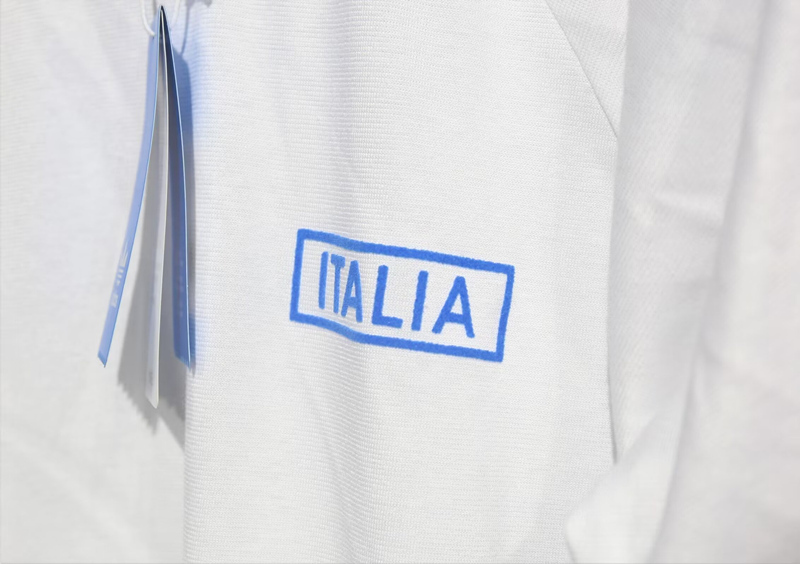 Retro Version Italy White Cotton T-shirt-518