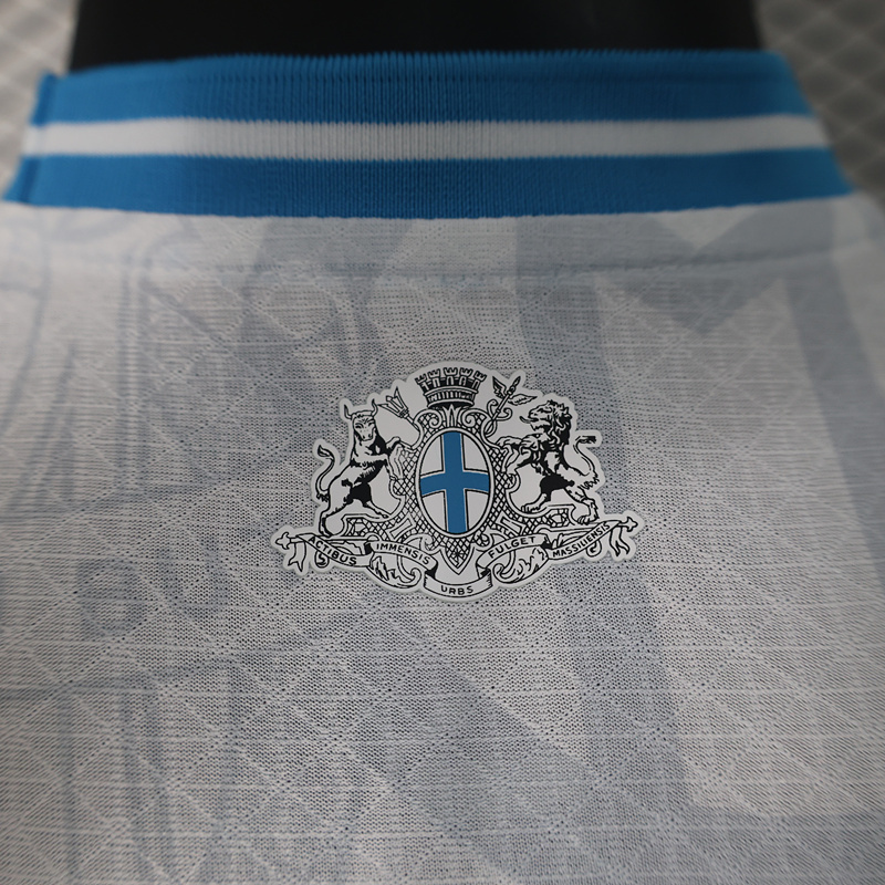 Player Version 2024-25 Olympique de Marseille Home White Thailand Soccer Jersey AAA-888