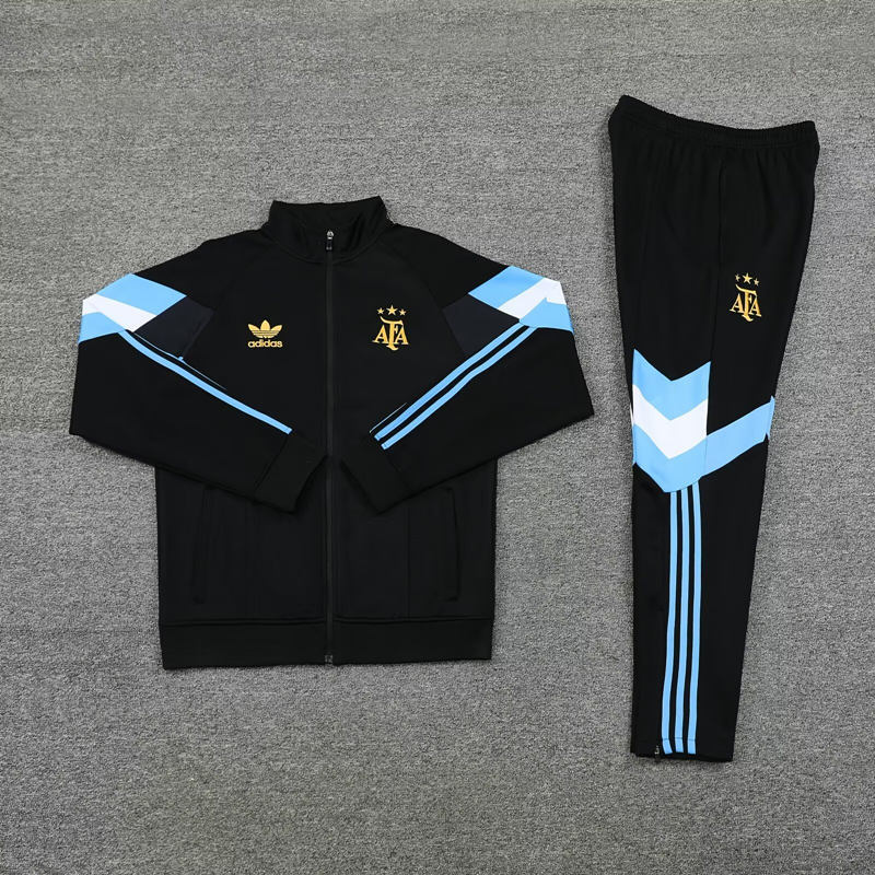 2024-2025 Argentina Black&Gray Thailand Soccer Jacket Uniform-4627