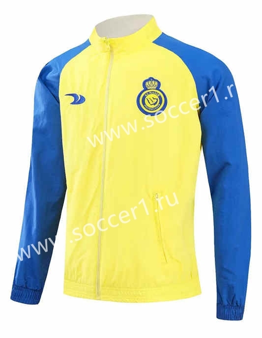 2023-2024 Al-Nassr FC Yellow Thailand Trench Coats-0255