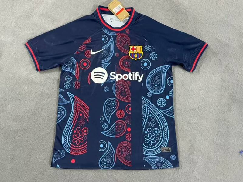 2024-2025 Barcelona Blue Thailand Training Soccer Jersey AAA-2483