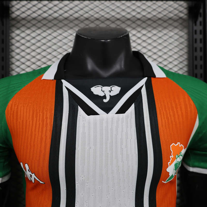 Player Version 2024-2025 Special Version Ivory Coast White&Orange&Green Thailand Soccer Jersey AAA-888