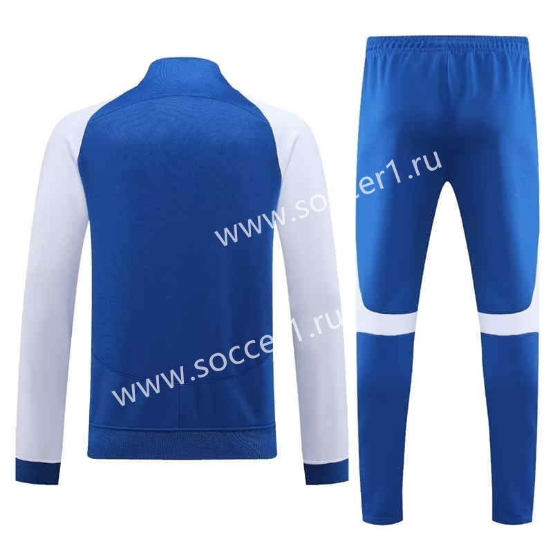 Commemorative Version Atletico Madrid Blue Thailand Soccer Jacket Uniform-7411