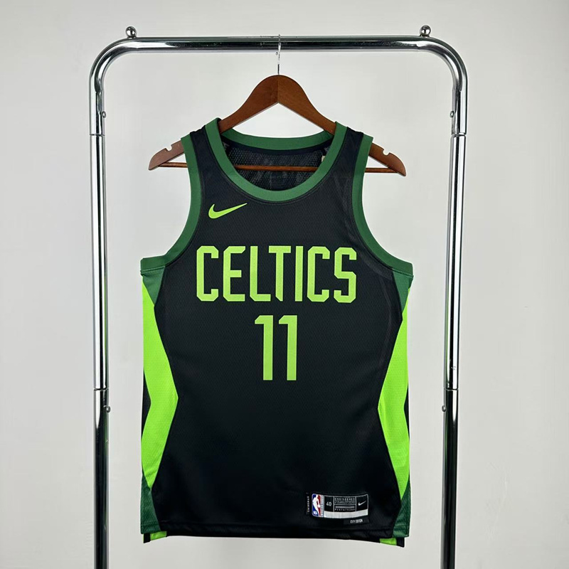 2025 City Version Boston Celtics Black #11 NBA Jersey-311