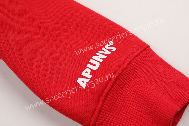 2020-2021 Chicago Bulls&Aape Red Thailand Soccer Tracksuit With Hat-LH
