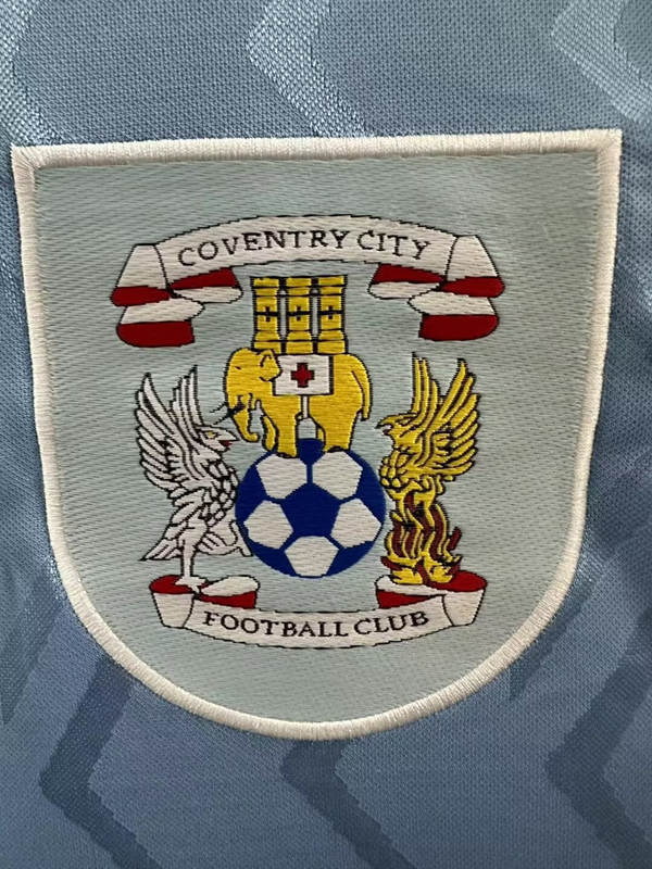 Retro Version 94-96 Coventry City Home Blue Thailand Soccer Jersey AAA-811