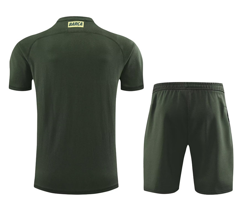 2024-2025 Barcelona Dark Green Thailand Soccer Uniform-7411