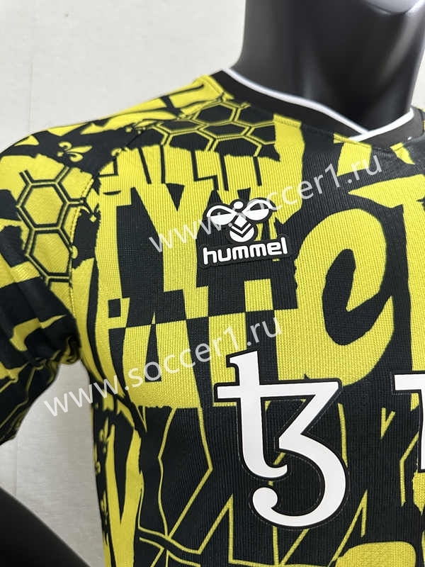 Player Version 2023-2024 Brentford Yellow Thailand Soccer Jersey AAA-2016