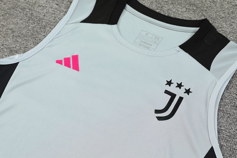 2024-2025 Juventus Light Gray Thailand Soccer Vest Uniform-418