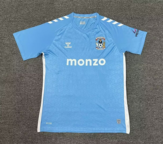 2024-2025 Coventry City Home Blue Thailand Soccer Jersey AAA-512