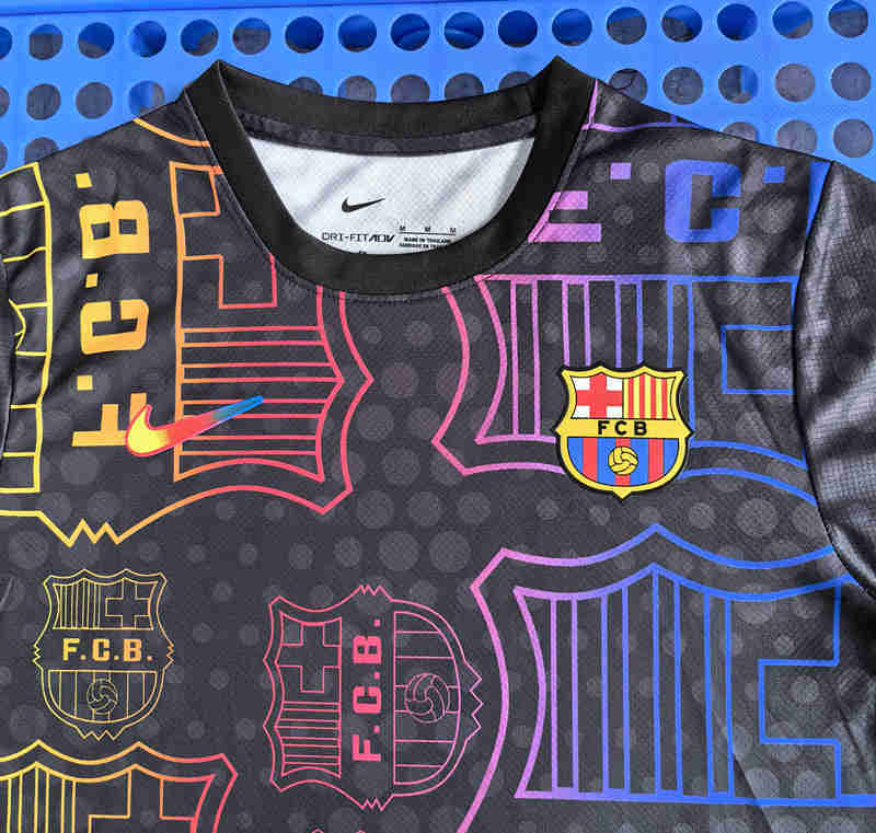 2025-26 Concept version Barcelona Black Thailand Soccer Jersey AAA-2733