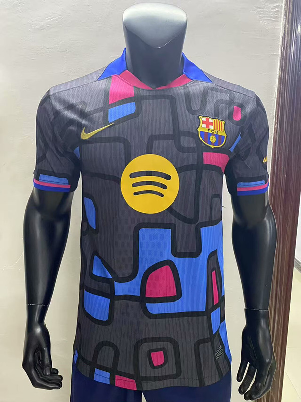 2025-2026 Special Version Barcelona Black&Gray Thailand Soccer Jersey AAA-0594