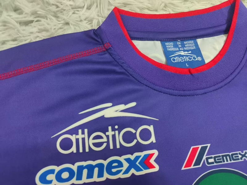 Retro Version 02-03 Deportivo Guadalajara 2nd Away Purple Thailand Soccer Jersey AAA-9755