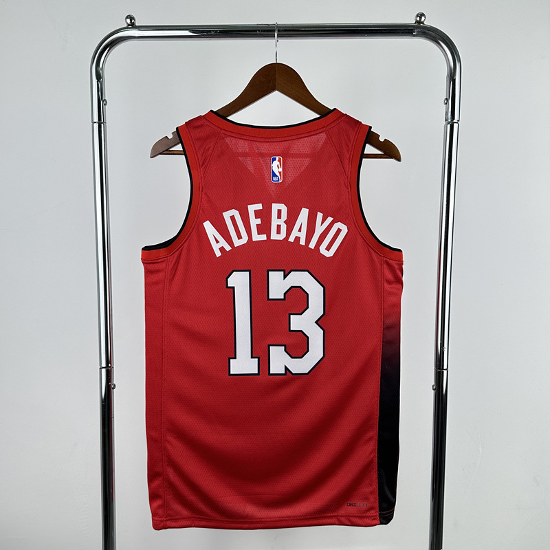 2025 City Edition Miami Heat Red #13 NBA Jersey-311