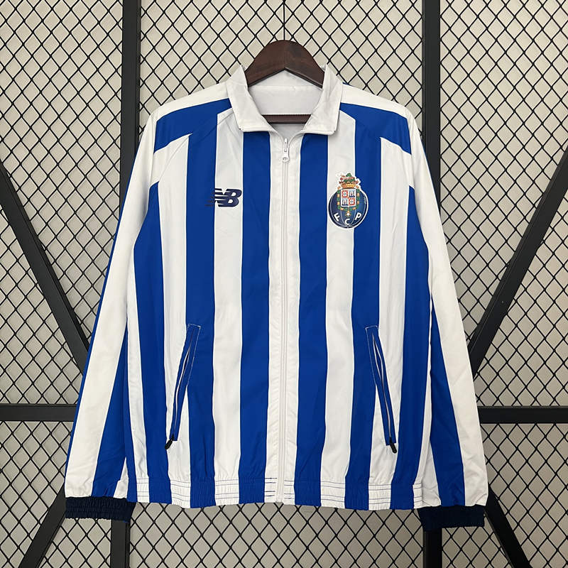 2024-2025 Porto Blue&White Thailand Double-Sided Wear Thailand Trench Coats-0255