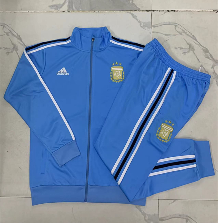 2024-2025 Argentina Light Blue Thailand Soccer Jacket Uniform-815