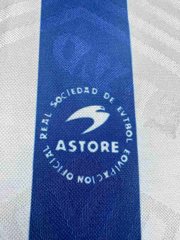 Retro Version 94-95 Real Sociedad Home Blue&White Thailand Soccer Jersey AAA-811