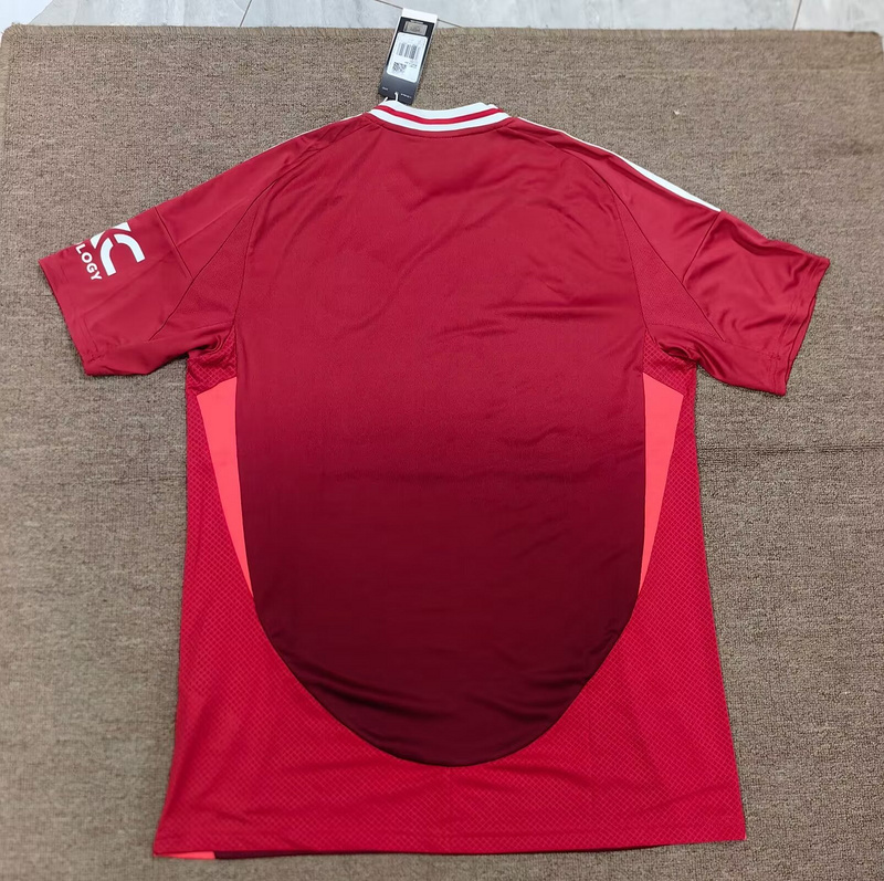 2024-25 Manchester United Home Red Thailand Soccer Jersey AAA