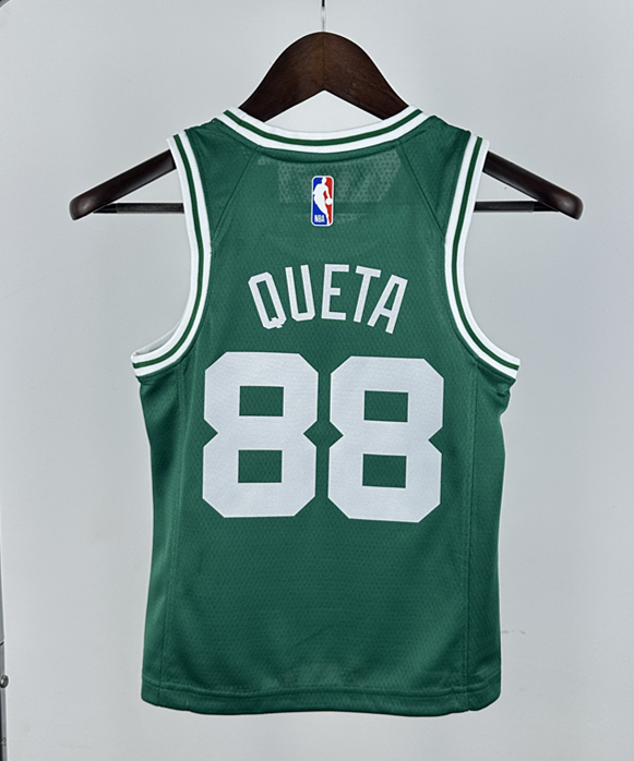 Boston Celtics Green #88 kids NBA Uniform-311