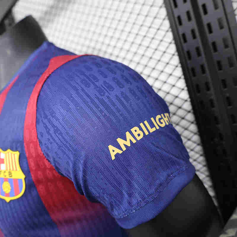 Player Version 2025-2026 Barcelona Home Blue&Red Thailand Soccer Jersey AAA-888