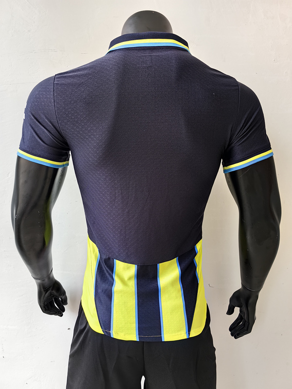 Player Version 2024-2025 Manchester City Away Black&Yellow Thailand Soccer Jersey AAA-807