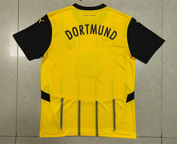 (S-4XL) 2024-2025 Borussia Dortmund Home Yellow Thailand Soccer Jersey AAA-818