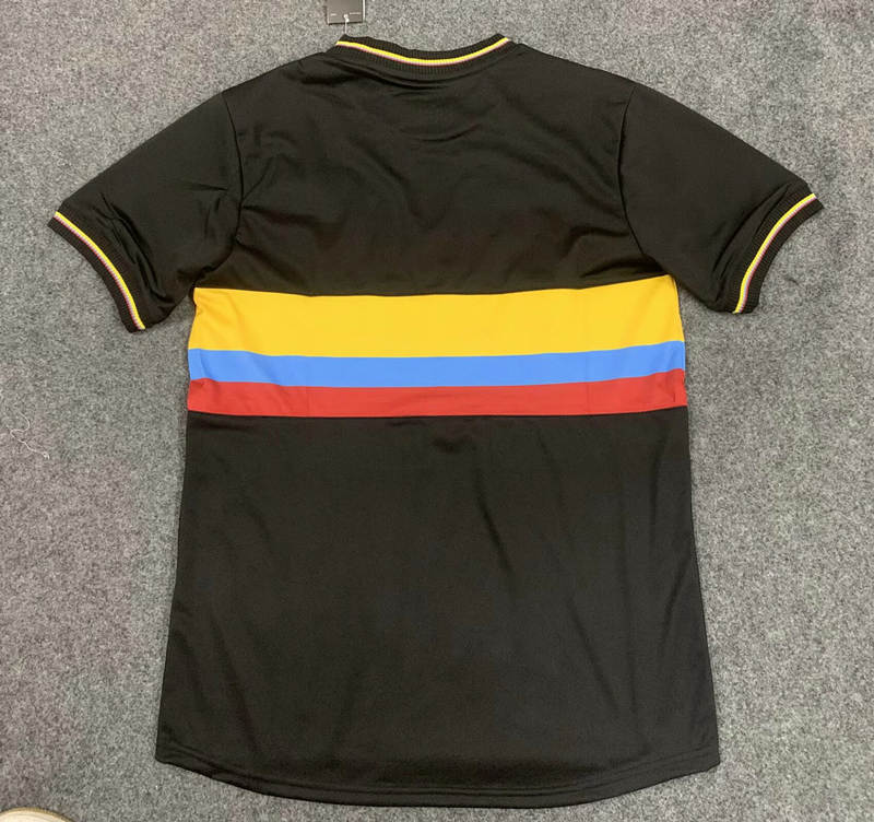 (S-4XL) 2024-2025 100th Anniversary Edition Colombia Black Thailand Soccer Jersey AAA-GB
