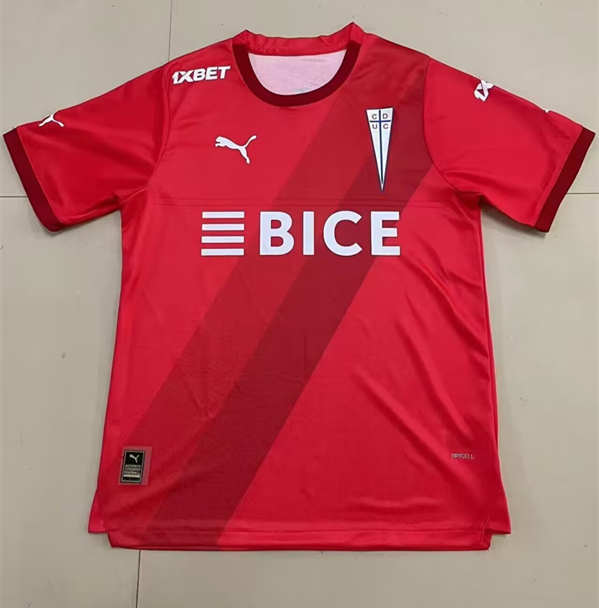 2024-2025 Universidad Católica Away Red Thailand Soccer Jersey AAA