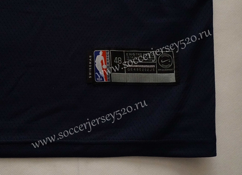 Dallas Mavericks Dark Blue Print #77 NBA Jersey