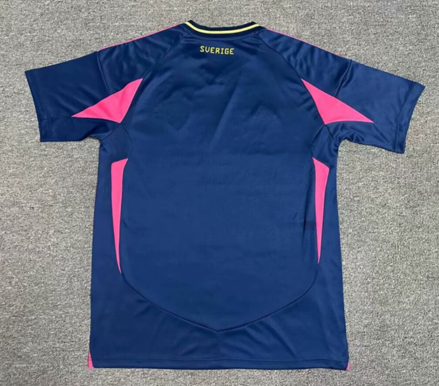 2024-25 Sweden Away Royal Blue Thailand Soccer Jersey AAA-512