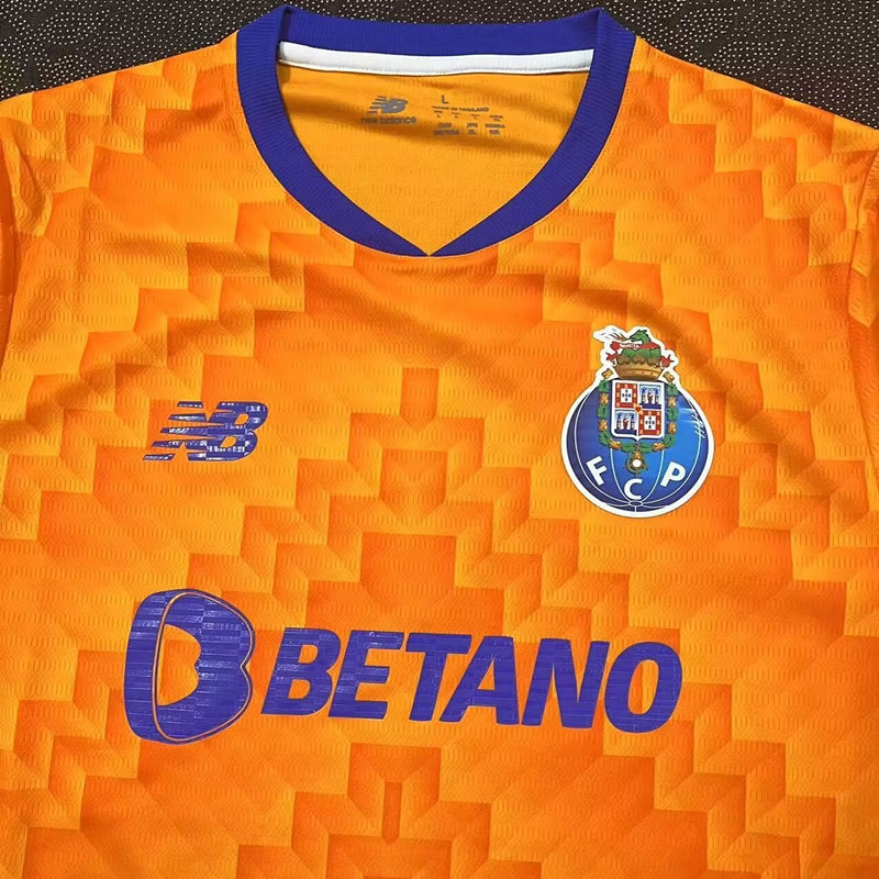 (S-3XL) 2024-2025 Porto Away Orange Thailand Soccer Jersey AAA-HR