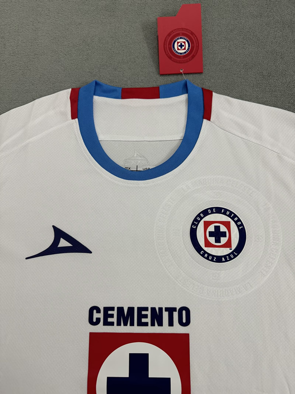 (S-4XL) 2024-2025 Cruz Azul Away White Thailand Soccer Jersey AAA-4506