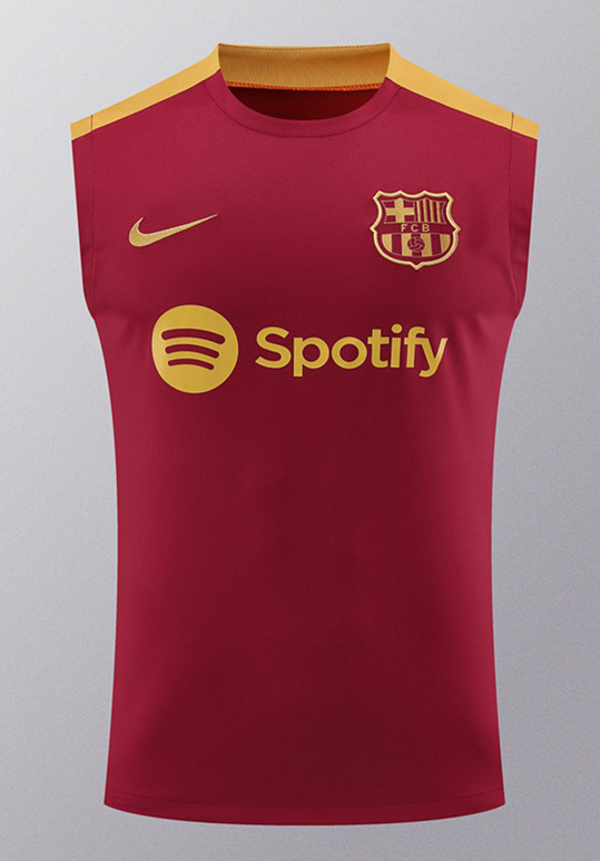 2024-25 Barcelona Red Thailand Soccer Vest-418