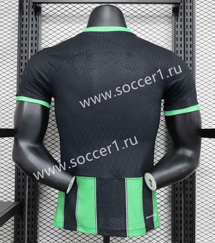 Player Version 2023-2024 Brighton & Hove Albion Away Black&Green Thailand Soccer Jersey AAA-888