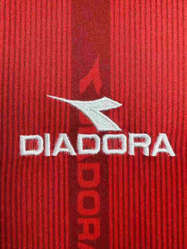 Retro Version 99-00 Roma Home Red Thailand Soccer Jersey AAA-811