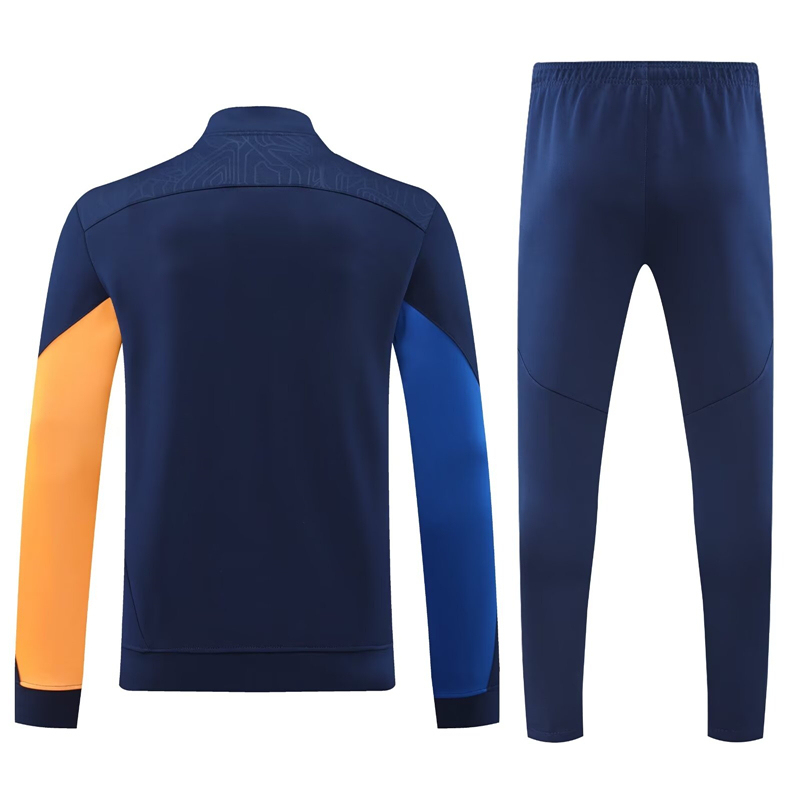 2024-2025 Olympique Marseille Royal Blue Thailand Soccer Jacket Uniform-4627